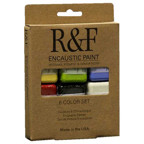 Základní sada enkaustických barev R&F 6ks Introductory