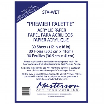 Náhradní papíry pro paletu Masterson Sta-Wet Premier