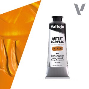 Akrylová barva Vallejo Artist 60ml – 414 Transparent Orange