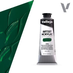 Akrylová barva Vallejo Artist 60ml – 415 Emerald Green (Hue)
