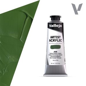 Akrylová barva Vallejo Artist 60ml – 508 Chromium Oxide Green