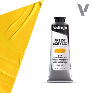 Akrylová barva Vallejo Artist 60ml – 517 Cadmium Yellow Medium