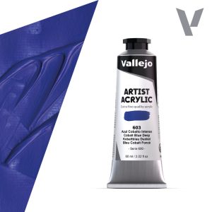 Akrylová barva Vallejo Artist 60ml – 603 Cobalt Blue Deep