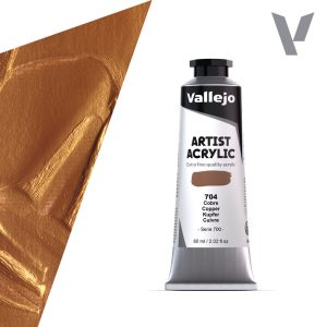 Akrylová barva Vallejo Artist 60ml – 704 Copper
