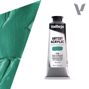 Akrylová barva Vallejo Artist 60ml – 715 Iridescent Green