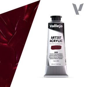 Akrylová barva Vallejo Artist 60ml – 809 Quinacridone Crimson