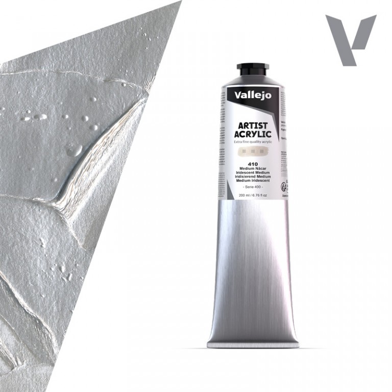 Akrylová barva Vallejo Artist 200ml – 410 Iridiscent Medium