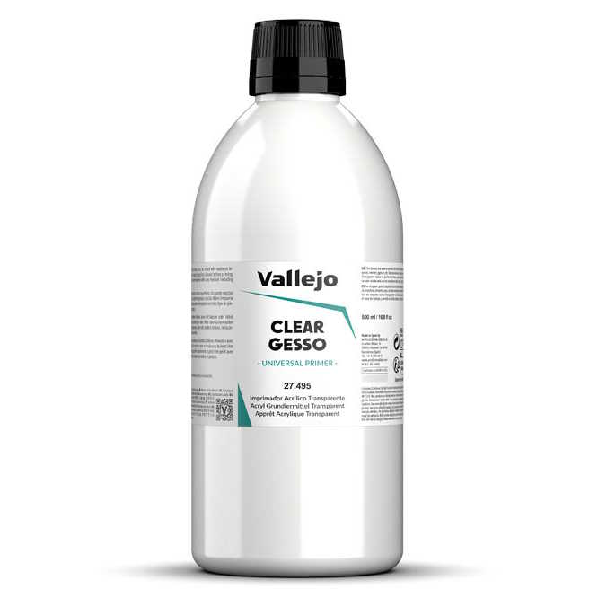 Akrylový šeps Vallejo transparentní 500ml