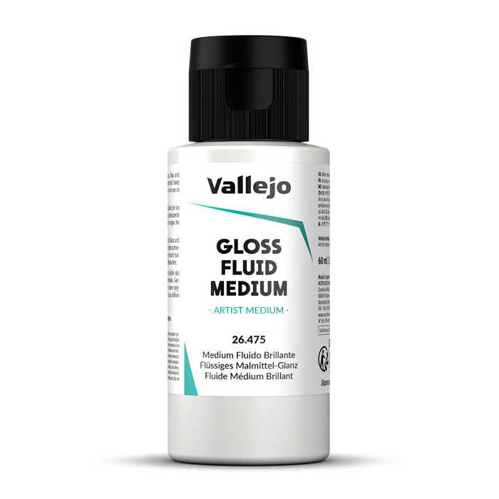 Lesklé médium pro akryl Vallejo Fluid 60ml