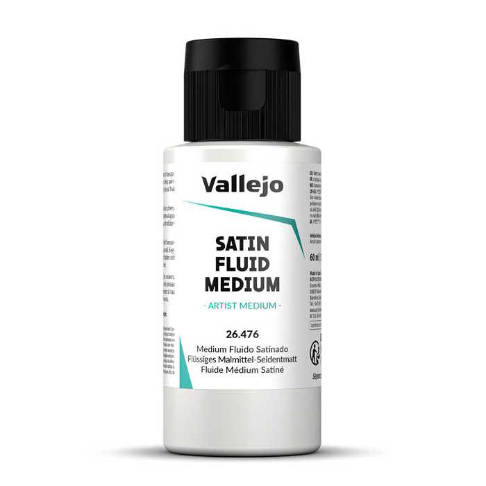 Saténové médium pro akryl Vallejo Fluid 60ml