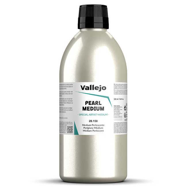Třpytivé médium pro akryl Vallejo Pearlescent 500ml