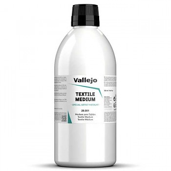 Textilní médium pro akryl Vallejo 500ml