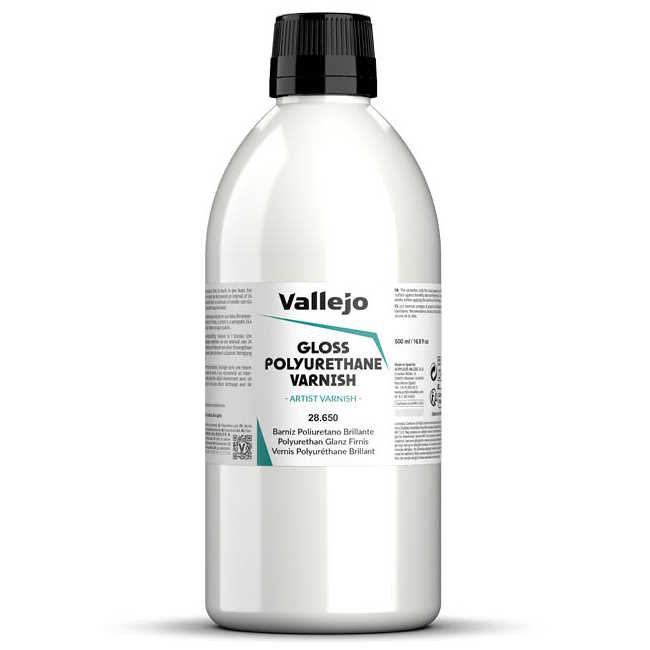 Lesklý polyurethanový lak Vallejo 500ml