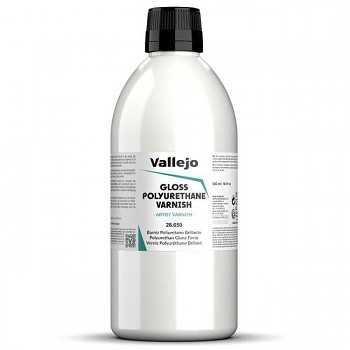 Lesklý polyurethanový lak Vallejo 500ml