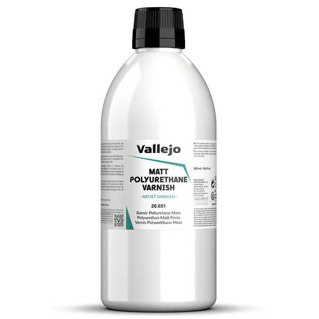 Matný polyurethanový lak Vallejo 500ml