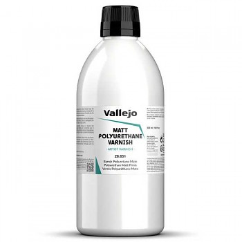 Matný polyurethanový lak Vallejo 500ml