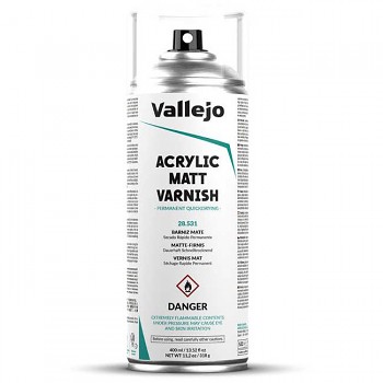 Matný lak ve spreji Vallejo 400ml