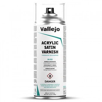 Saténový lak ve spreji Vallejo 400ml