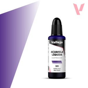 Tekutá akvarelová barva Vallejo 32ml – 320 Blue Violet