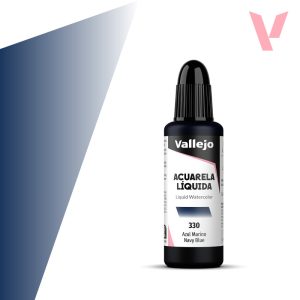 Tekutá akvarelová barva Vallejo 32ml – 330 Navy Blue