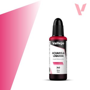 Tekutá akvarelová barva Vallejo 32ml – 340 Pink