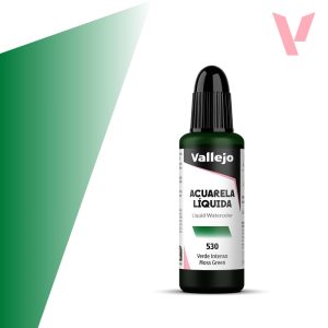Tekutá akvarelová barva Vallejo 32ml – 530 Moss Green
