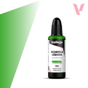Tekutá akvarelová barva Vallejo 32ml – 550 Yellow Green