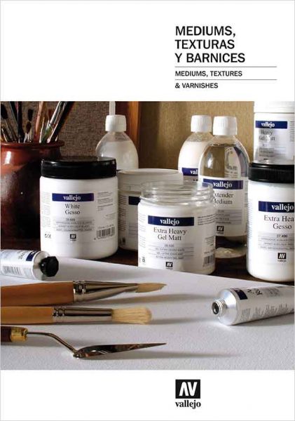 Vzorník texturovacích past a médií Vallejo