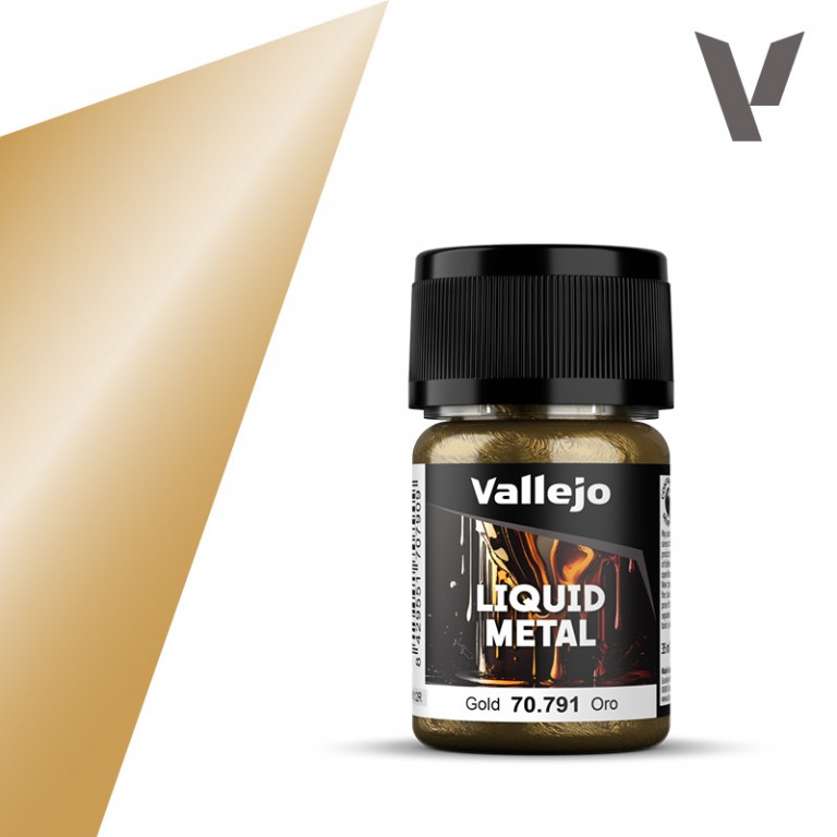 Barva Vallejo Liquid Gold 35ml – 791 Gold