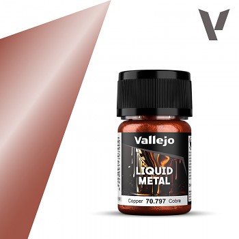 Barva Vallejo Liquid Gold 35ml – 797 Copper