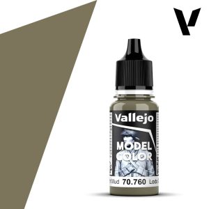 Modelářská barva Vallejo 18ml – 760 Light Mud