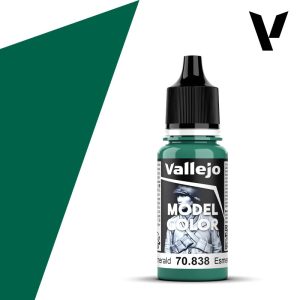 Modelářská barva Vallejo 18ml – 838 Emerald