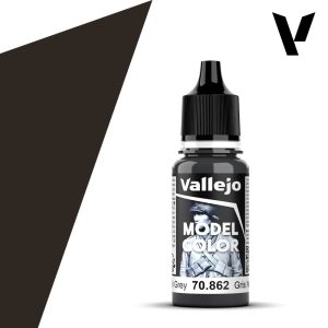 Modelářská barva Vallejo 18ml – 862 Black Grey