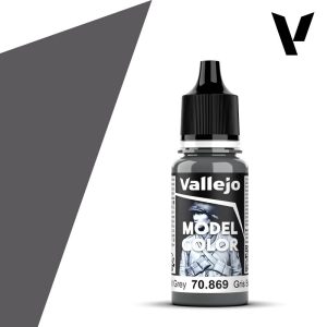 Modelářská barva Vallejo 18ml – 869 Basalt Grey