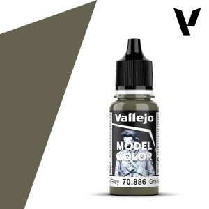 Modelářská barva Vallejo 18ml – 886 Green Grey