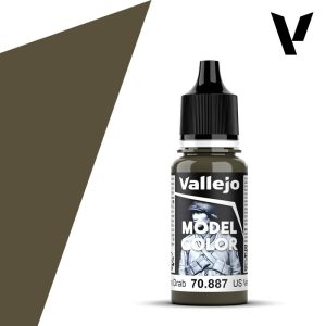 Modelářská barva Vallejo 18ml – 887 US Olive Drab