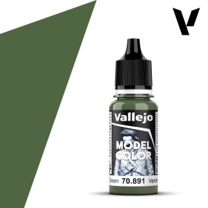 Modelářská barva Vallejo 18ml – 891 Intermediate Green