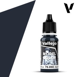 Modelářská barva Vallejo 18ml – 898 Dark Sea Blue