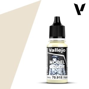Modelářská barva Vallejo 18ml – 918 Ivory