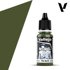 Modelářská barva Vallejo 18ml – 922 Uniform Green