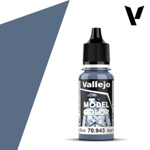 Modelářská barva Vallejo 18ml – 943 Grey Blue