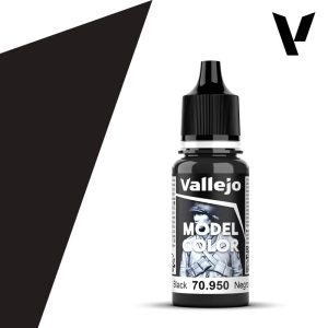 Modelářská barva Vallejo 18ml – 950 Black