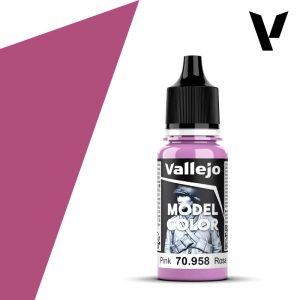 Modelářská barva Vallejo 18ml – 958 Pink