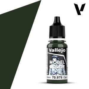 Modelářská barva Vallejo 18ml – 979 Cam. Dark Green