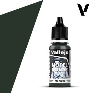 Modelářská barva Vallejo 18ml – 980 Black Green