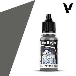 Modelářská barva Vallejo 18ml – 992 Neutral Grey