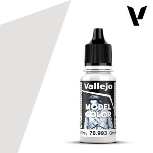 Modelářská barva Vallejo 18ml – 993 White Grey