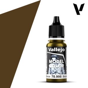 Modelářská barva Vallejo 18ml – 998 Bronze (Metallic)