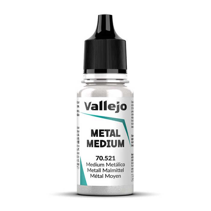 Metalické médium pro modelářské barvy Vallejo 18ml