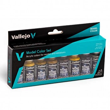 Sada modelářských barev Vallejo 8x18ml – Panzer Colors